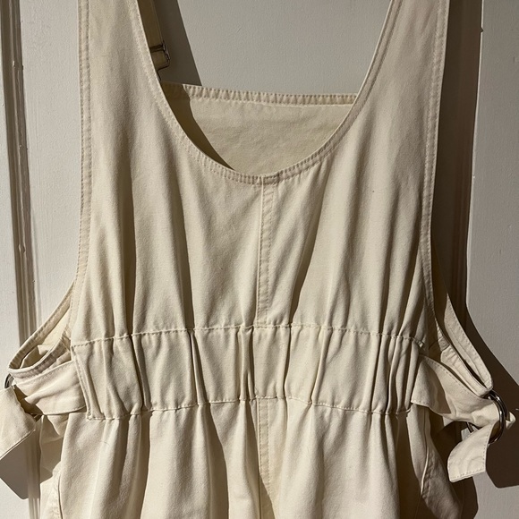 Horses Atelier Loose Overalls in Ecru, size 1 - Picture 4 of 6